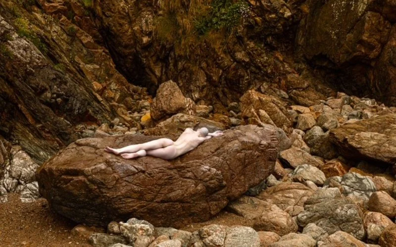 channel islands photography, nudes in landscape, landscape nude art