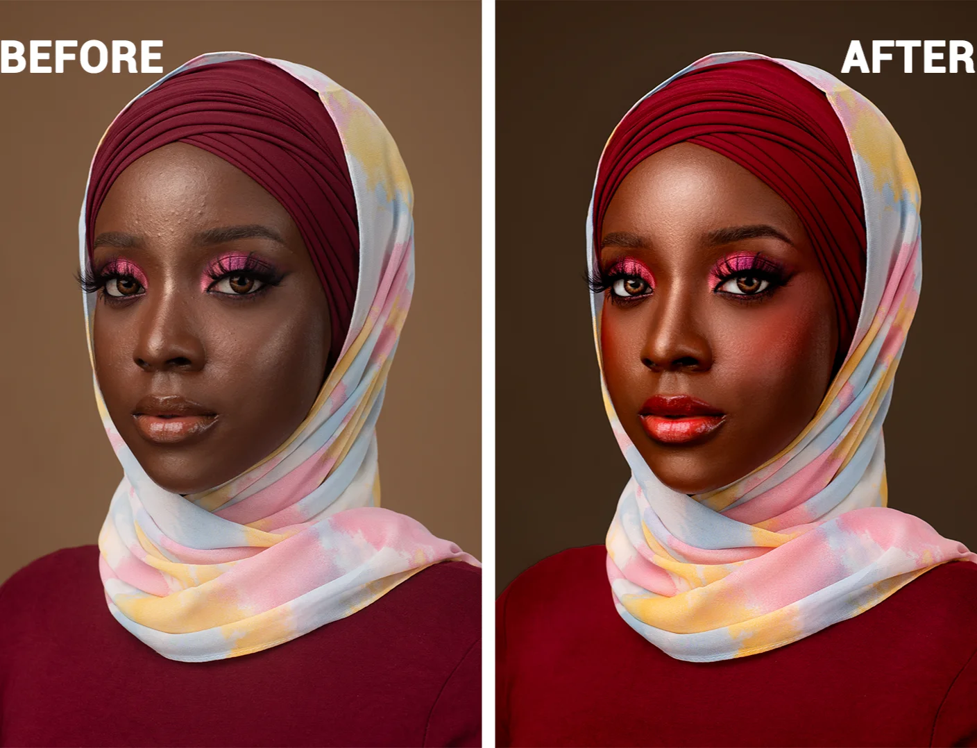 Tutorial for retouching, course for retouching, course for beauty enhancement