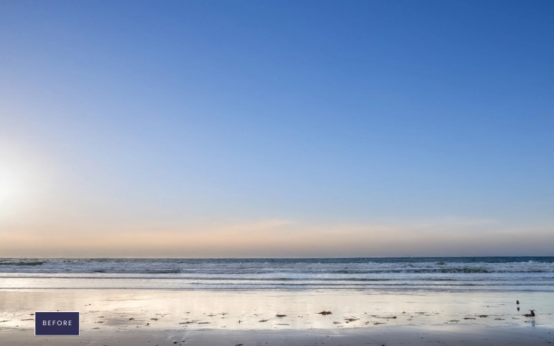 beach overlays before image