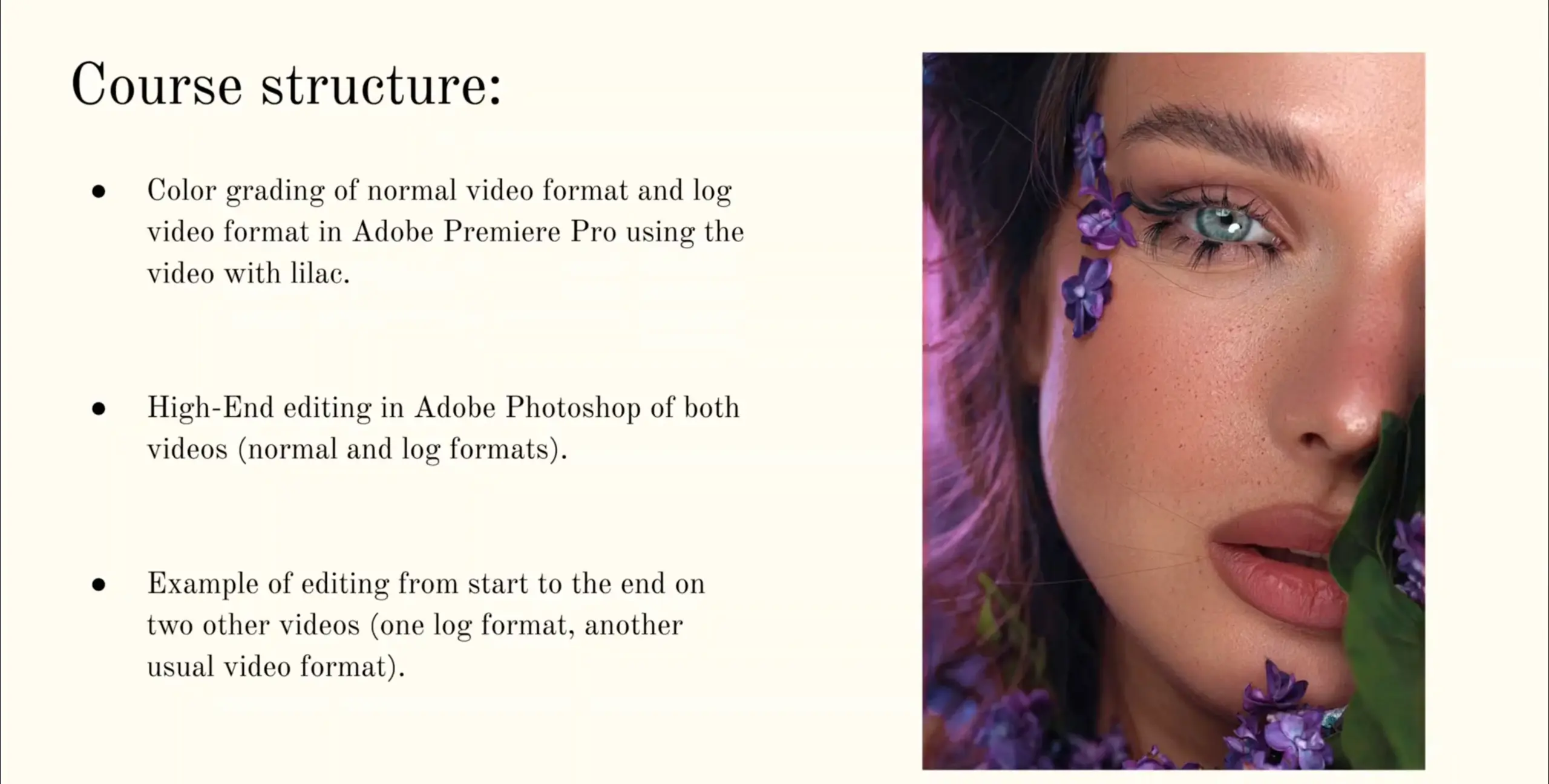 best photo editing course, high end video editing, premiere pro color grading course, color grading tutorials