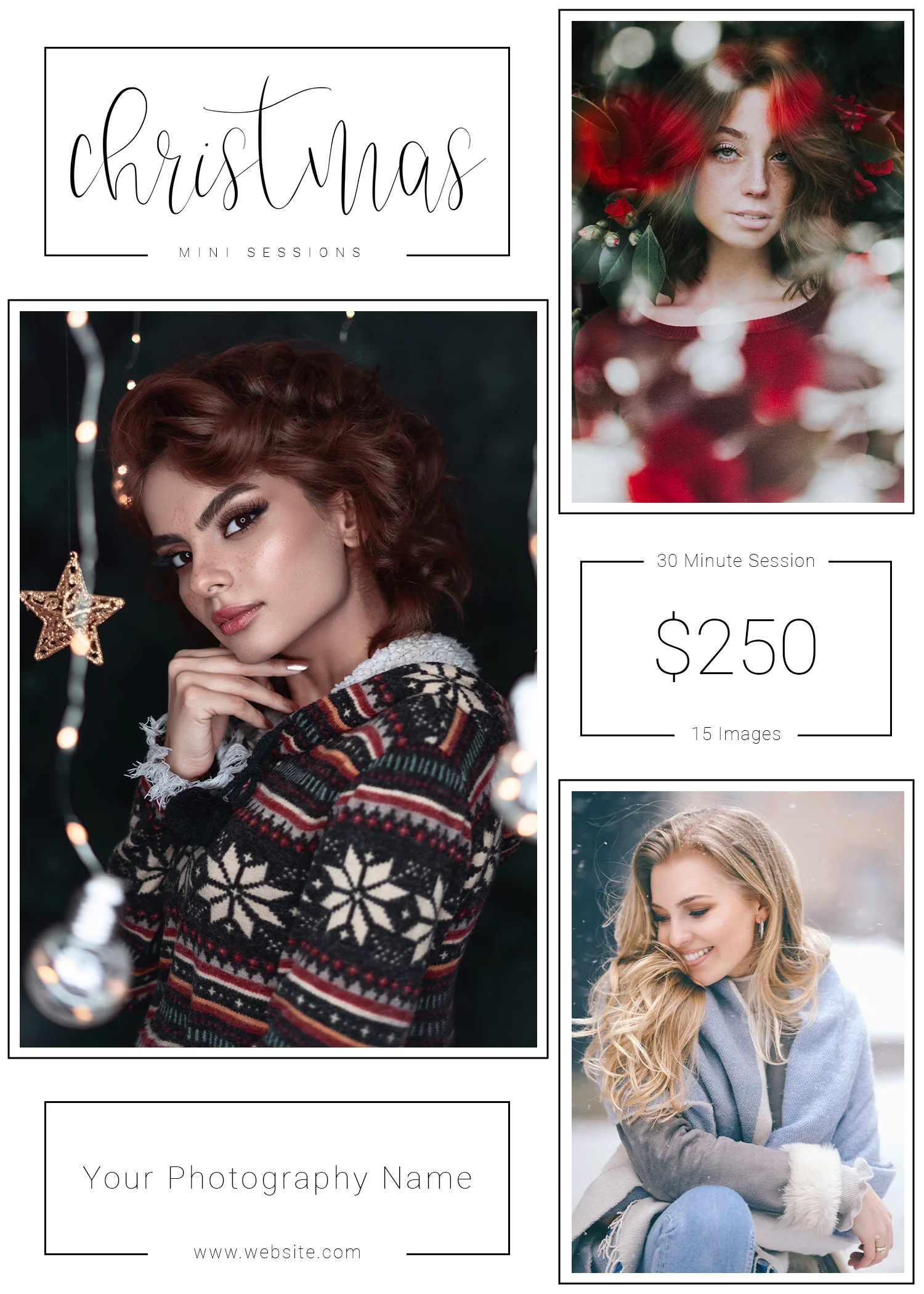 xmas template, editable christmas cards