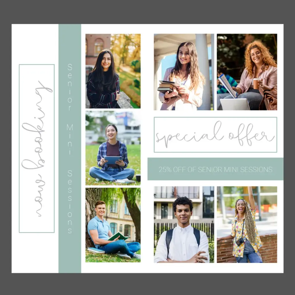 photography giveaway template, photoshoot giveaway template, photography offer template, wedding photography advertising templates, senior photo template, blog templates for photographers, testimonials templates