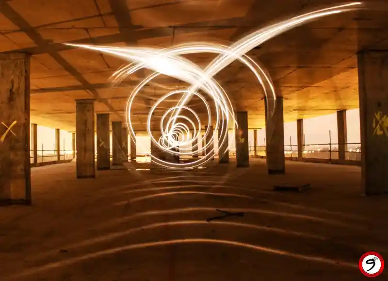 light painting photography, car light trail photography, learn travel photography, creative light painting photography