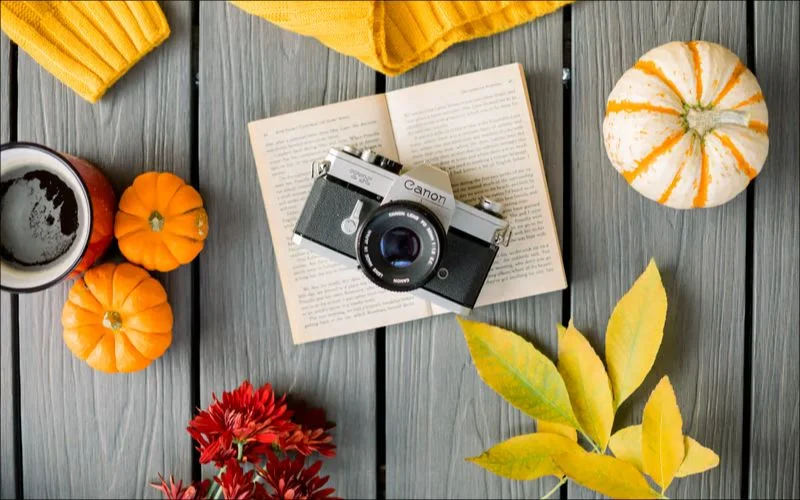 what is flat lay photography, flat lay product photography, flat lay seasonal photography