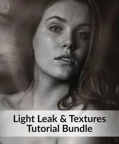 Feature image of Light Leak tutorial bundle for boudoir photography