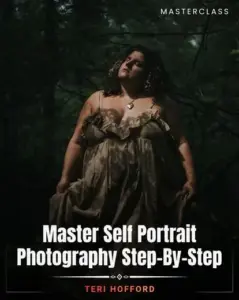 Professional self portrait photography showing authentic emotion and mood creation