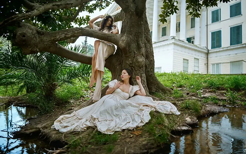 The AI photo retouching example demonstrates how to refine details and enhance realism in digital photography projects.
