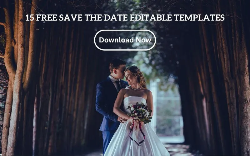 Free save the date template