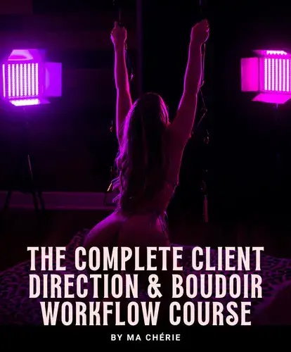 Boudoir photography posing tips teaching natural hand placement and body positioning for elegant portraits