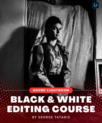 Adobe Lightroom Black and white editing course feature image