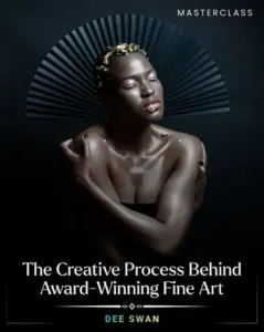 Fine art photography course showing how to create award-winning artistic portraits