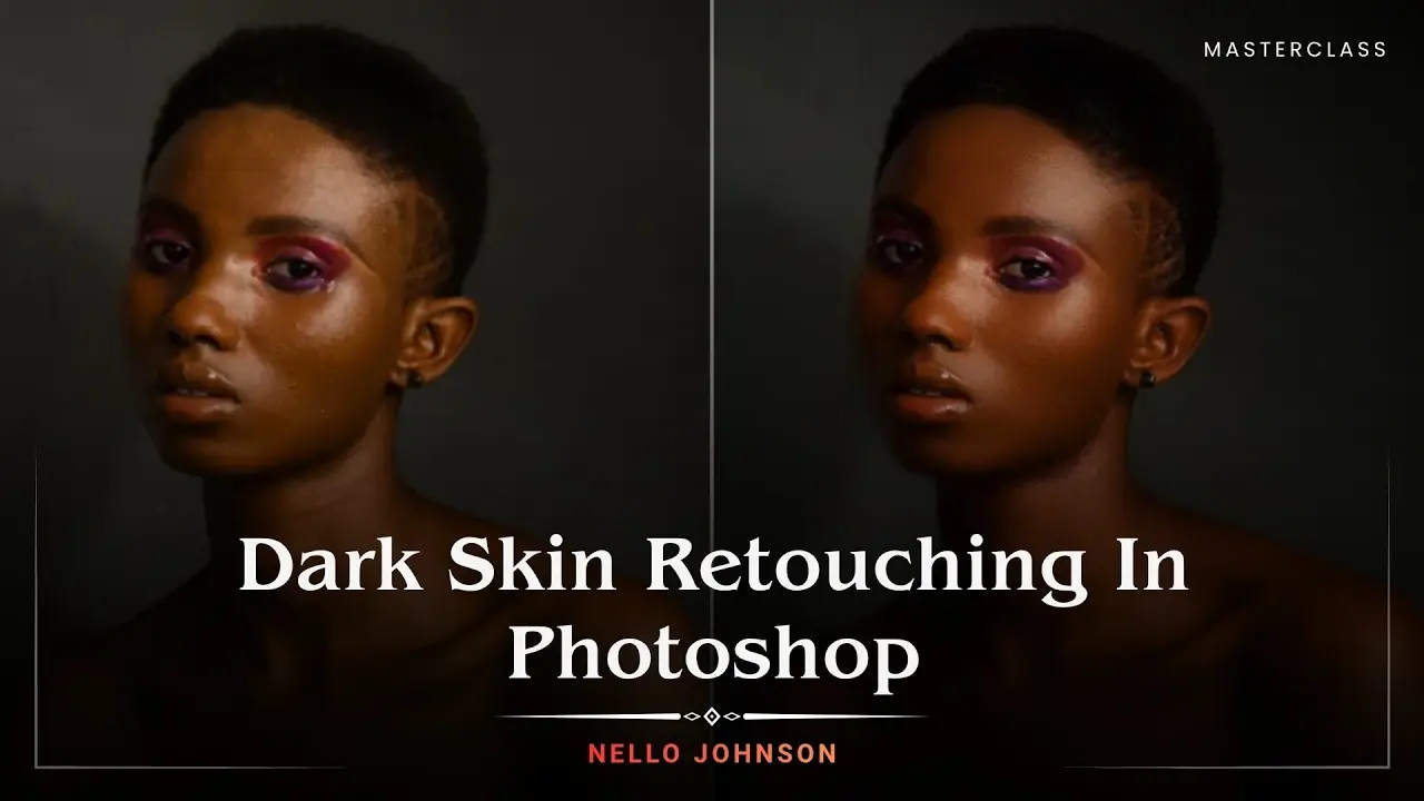 Dark Skin Retouching In PhotoShop