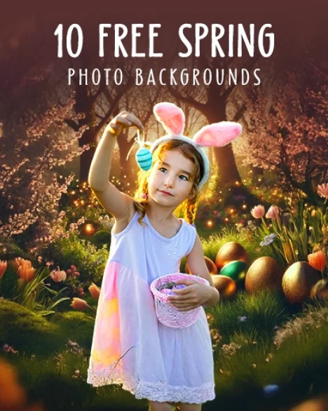 Free Spring Photo Backgrounds, Spring Easter backdrops