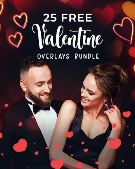 Valentine Overlays Banner