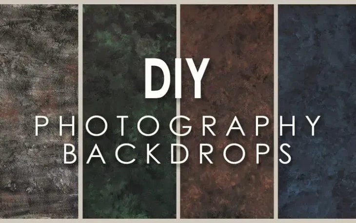 DIY photography backdrop banner