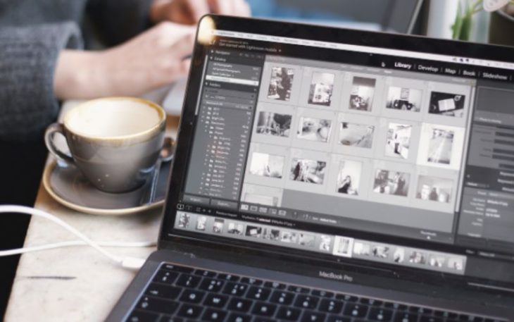 image of a corporate laptop