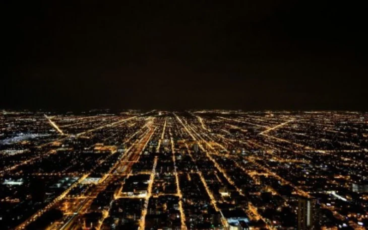 city night lights image