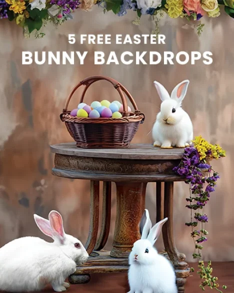easter bunny backgrounds - free photography resources, photography freebies
