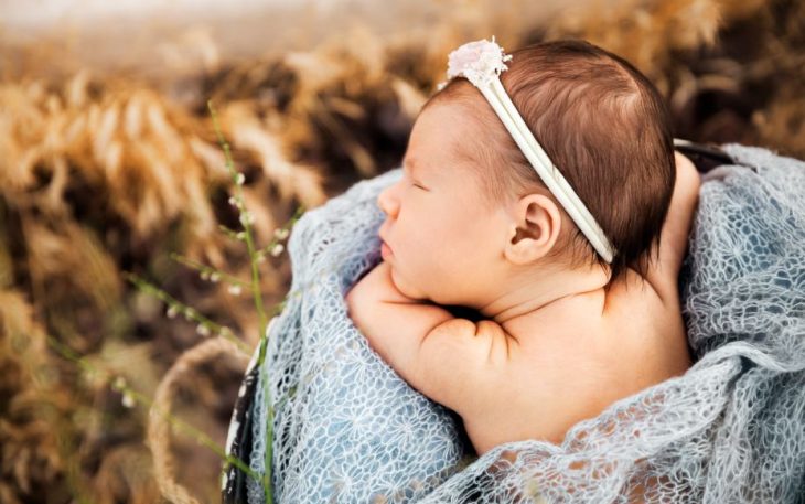 Newborn posing banner